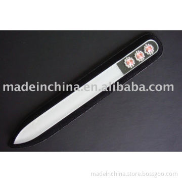 Rhinestone Crystal Glass Nail File